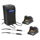 MX-5211 ESD-Safe Dual Simultaneous Output Rework System with Two MX-H1-AV Soldering Hand-Pieces redirect to product page